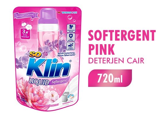 So Klin Softergent Pink: Deterjen Bubuk untuk Mencuci Lebih Bersih dan Lembut